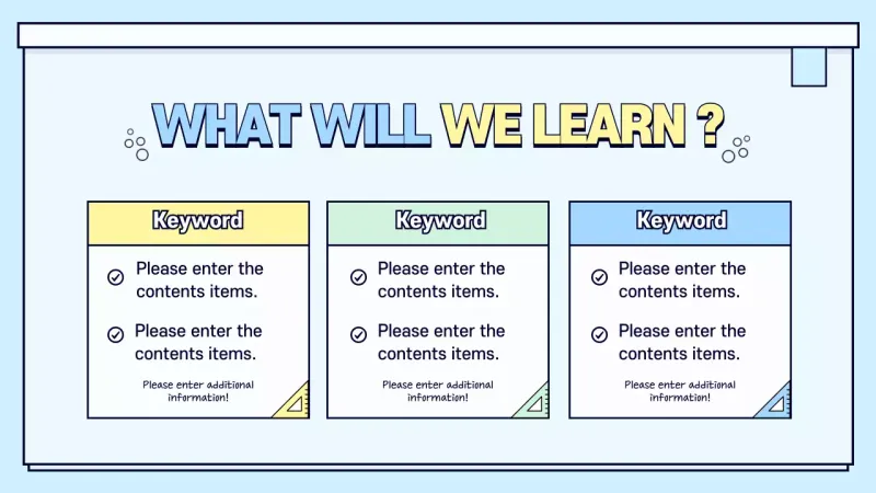 Blue Simple Learning Guide Infographic