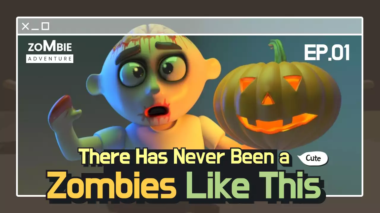 Green Animation Zombie Promotion YouTube Thumbnail