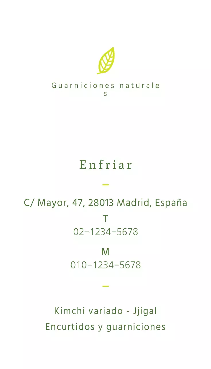 Guarniciones naturales