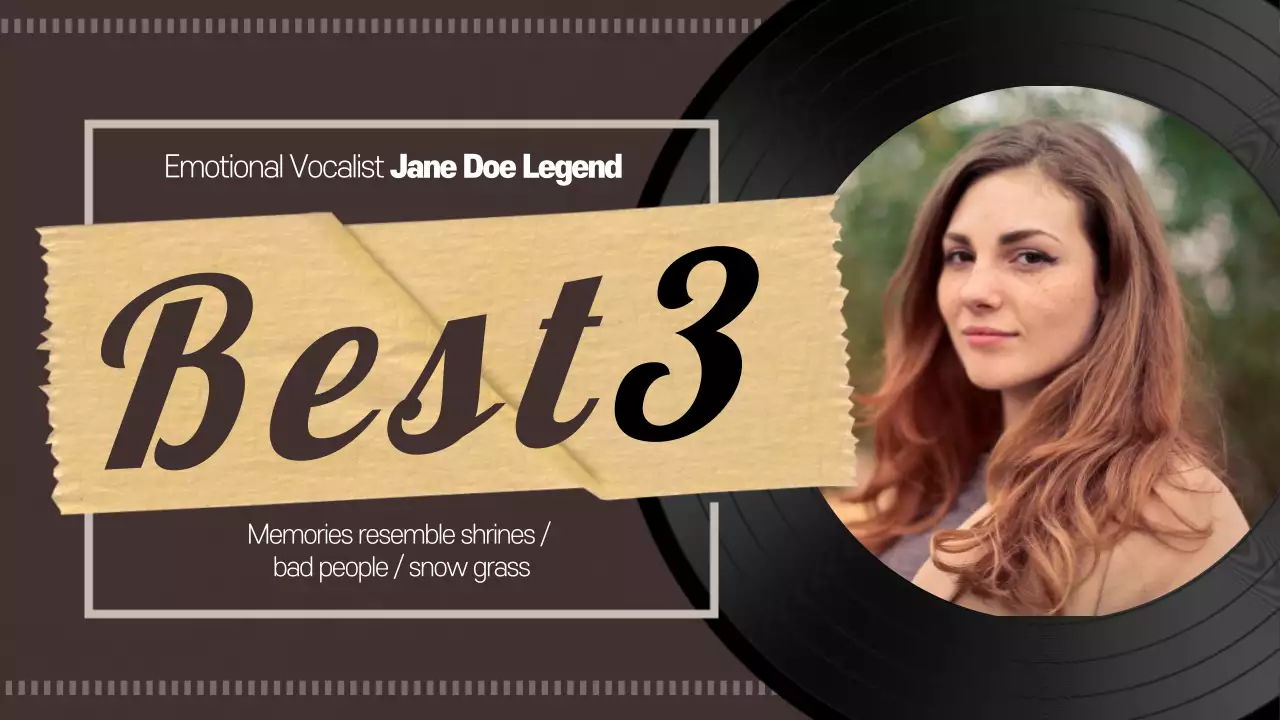 Brown Vintage Music Promotion YouTube Thumbnail