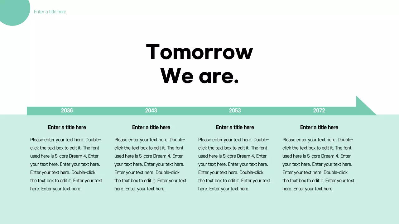 Mint Minimal Future Planner Infographic