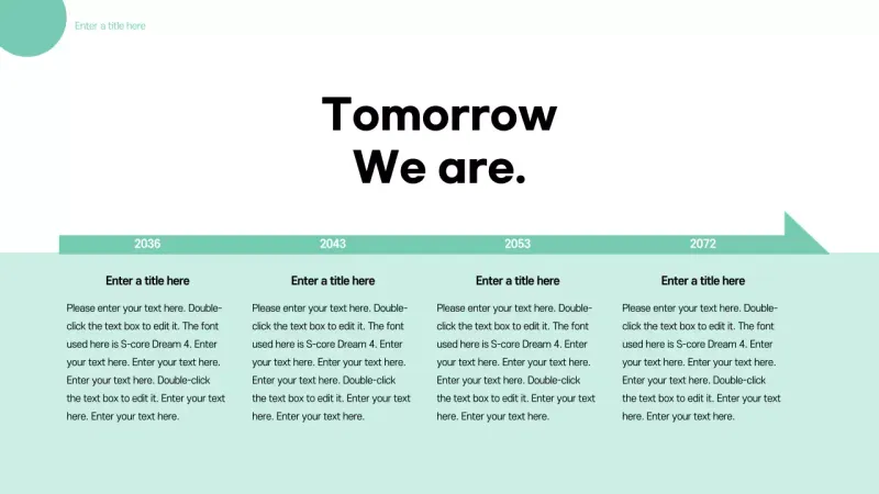 Mint Minimal Future Planner Infographic