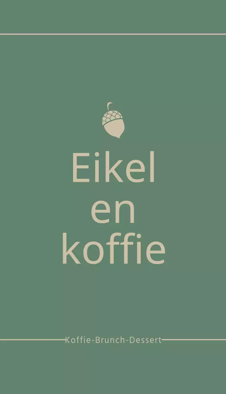 Eikels en koffie