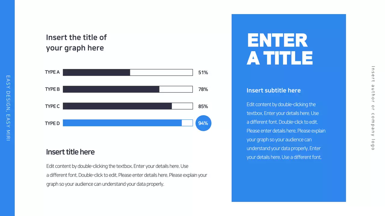 Blue Modern Business Report Infographic