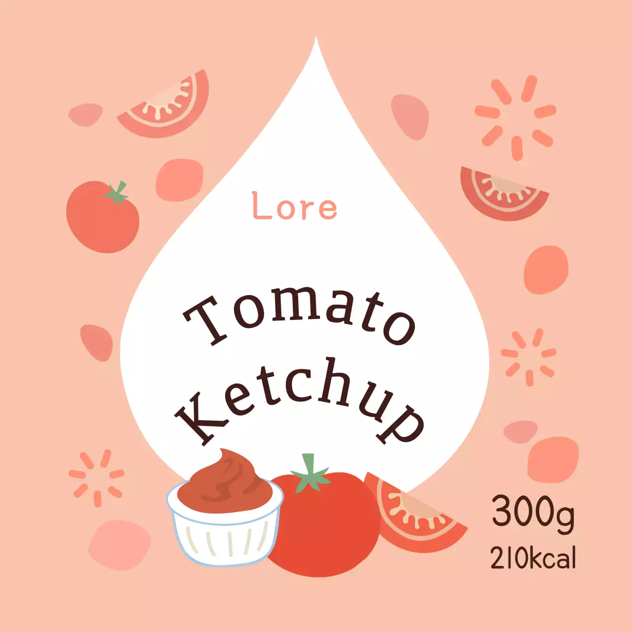 Ketchup para um molho cor-de-rosa bonito
