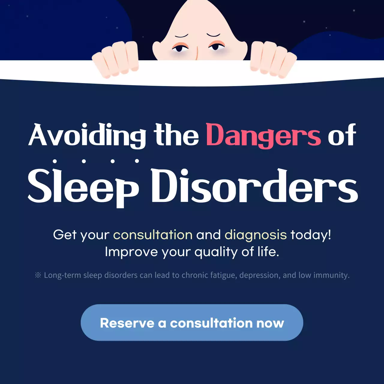 Blue Minimal Sleep Guide Instagram Carousel
