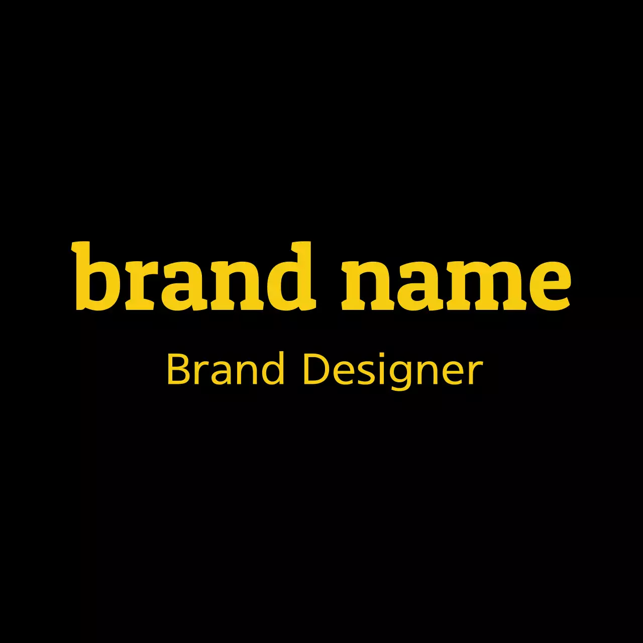 Marca preta e simples