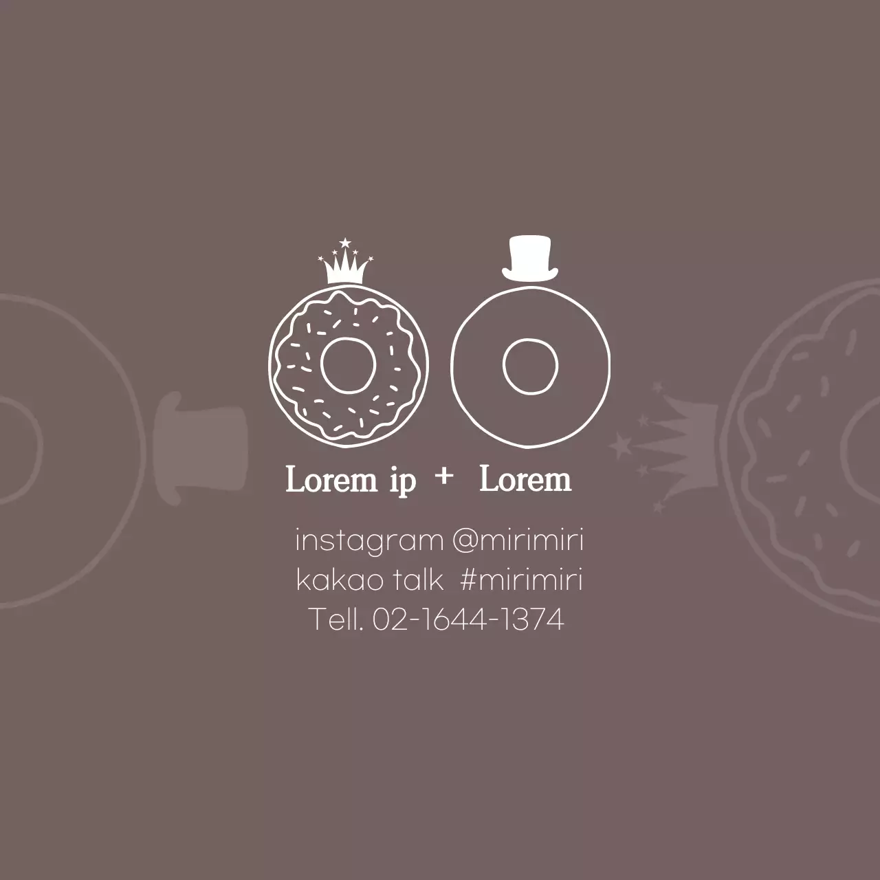 Promote Brown Illustrated Cafe Bakery