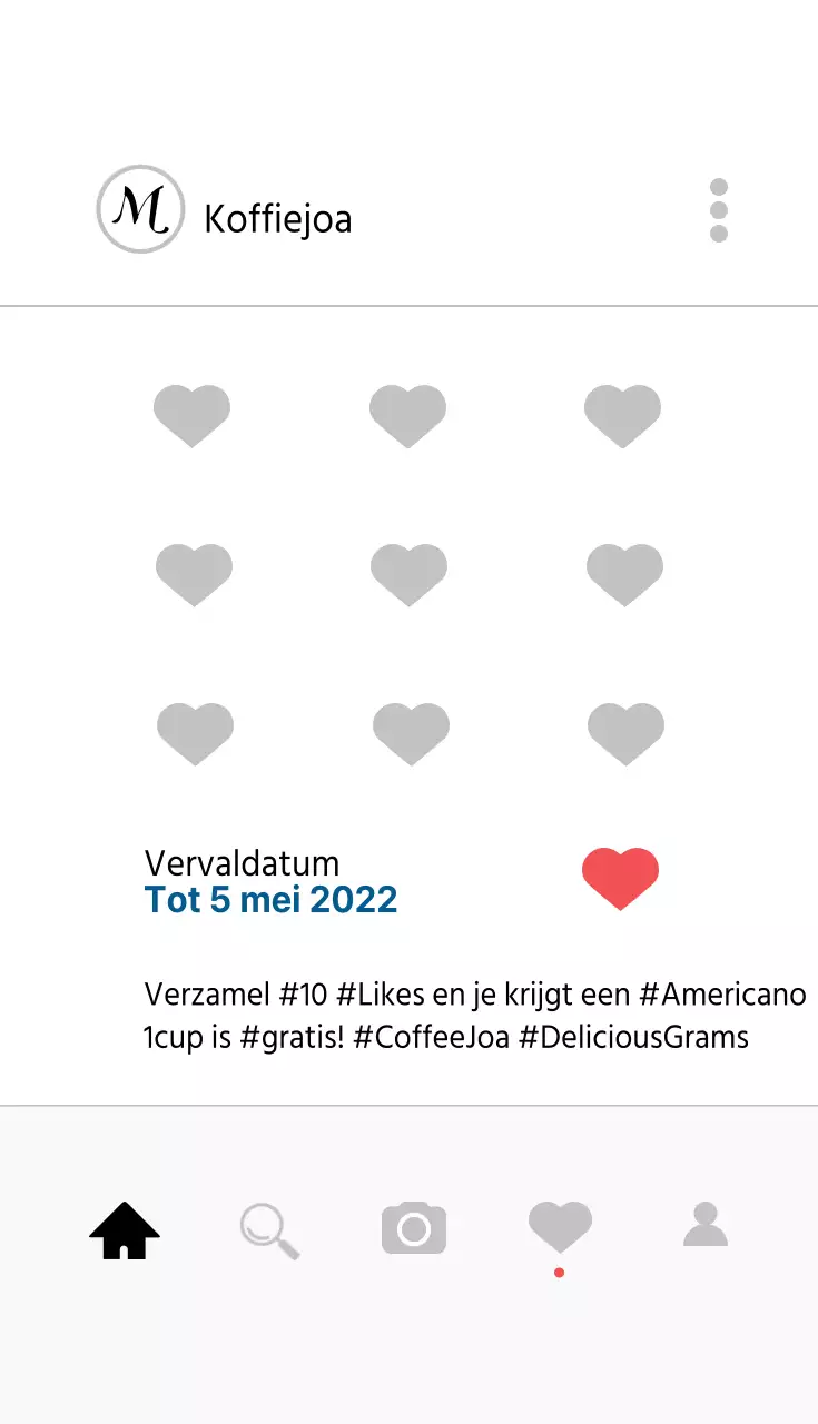 Instagram Stempel Coupon