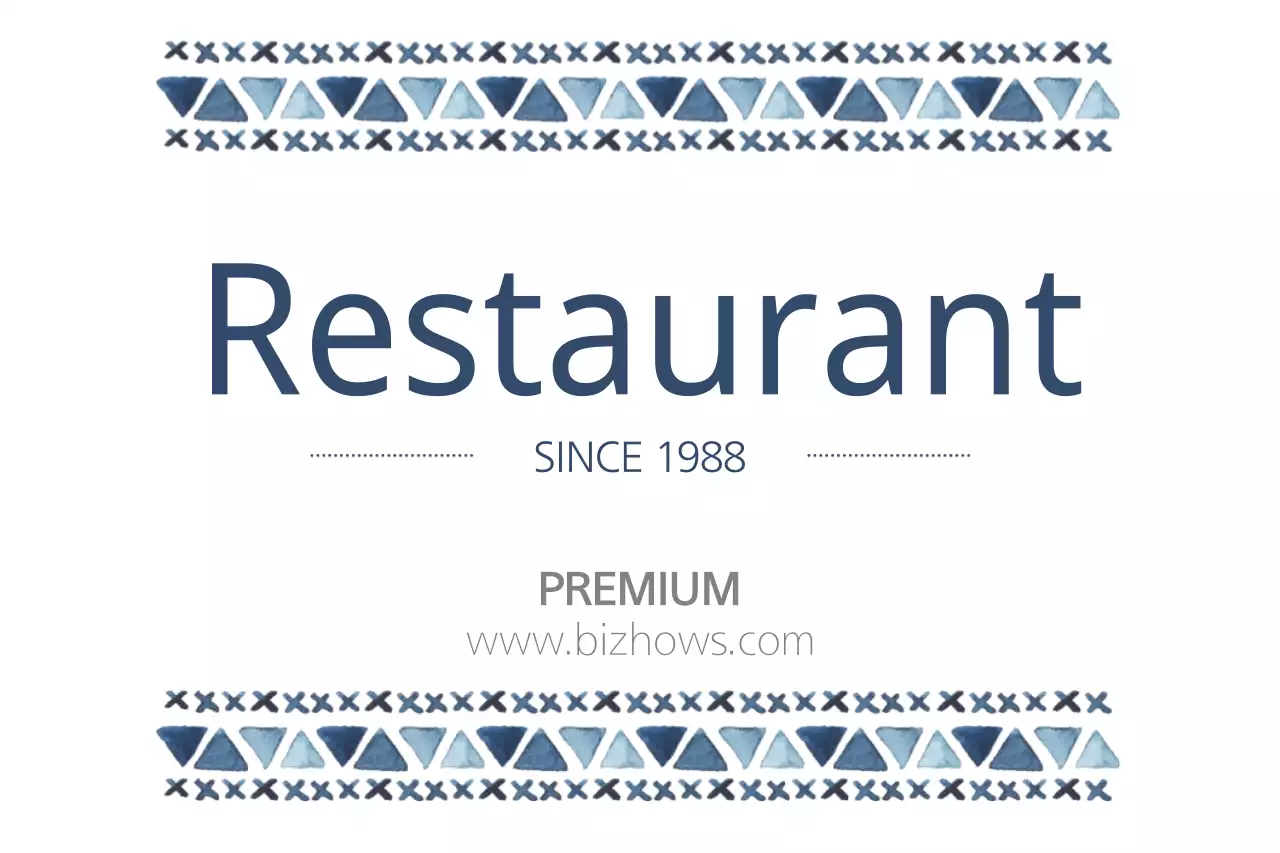 Autocolantes para restaurantes