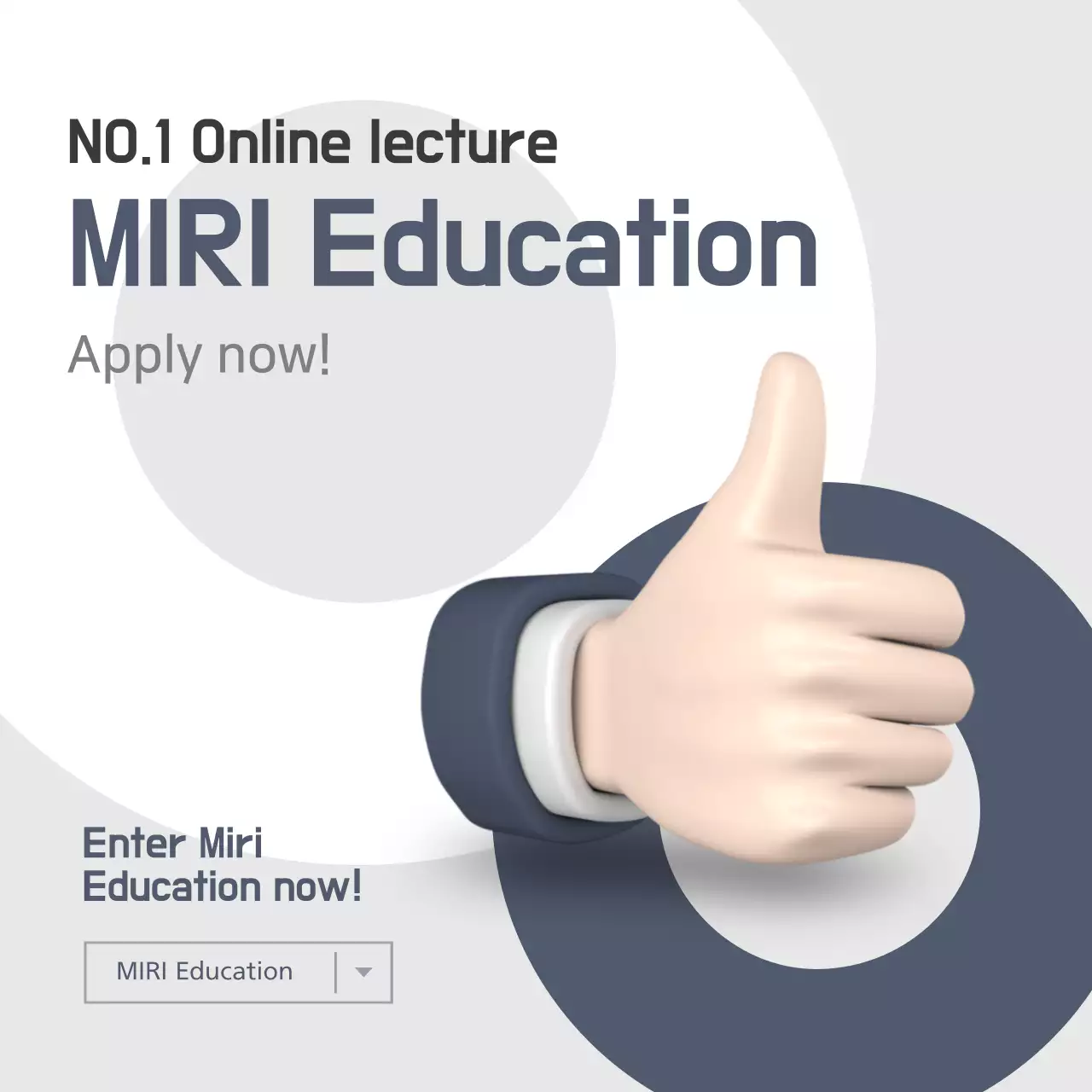 Grey Modern Education Promotion Instagram Post