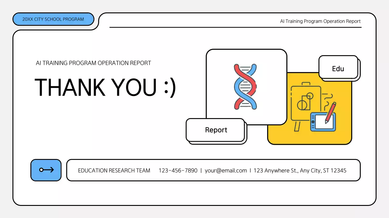 White Modern Ai Report Document Presentation