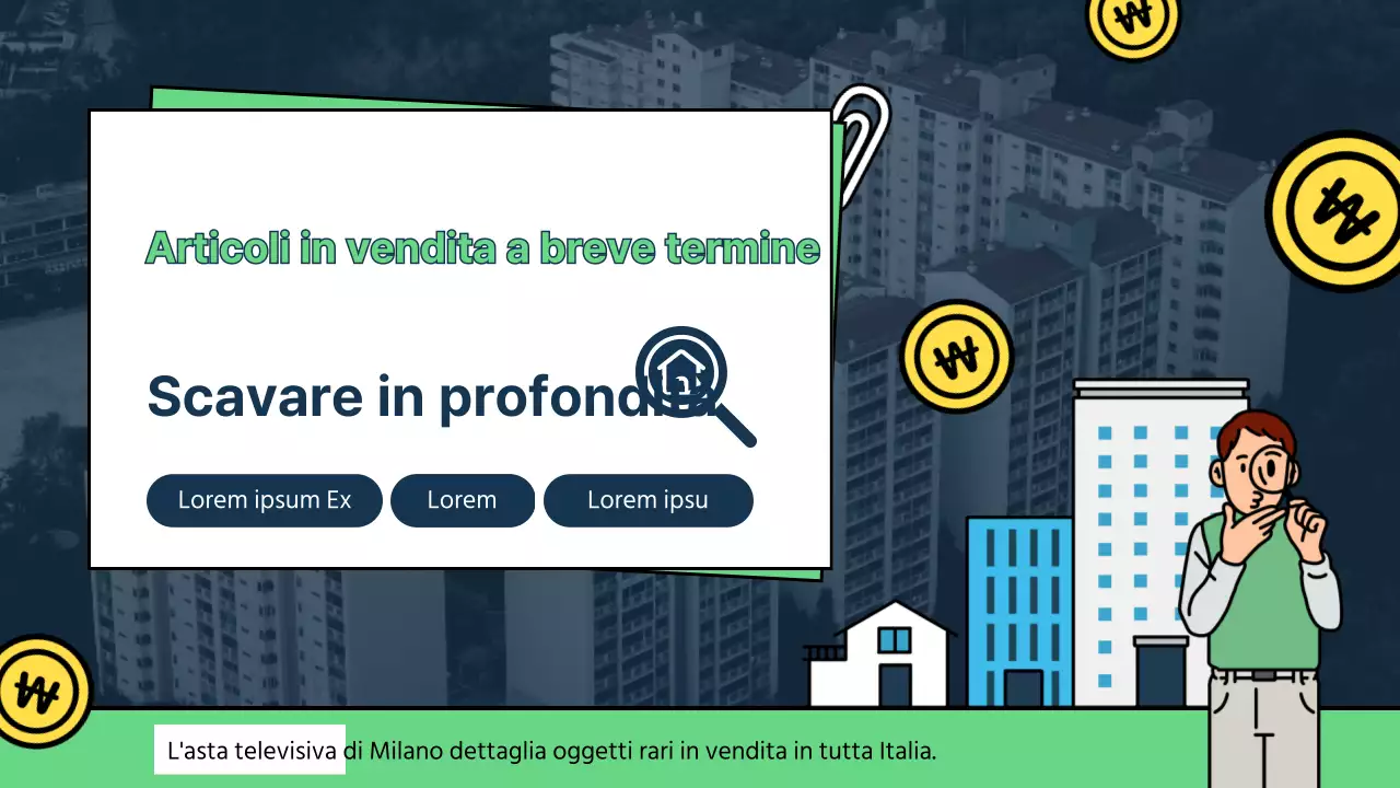 Un simpatico sfondo fotografico con accenti di menta per mettere in mostra la vostra casa in vendita