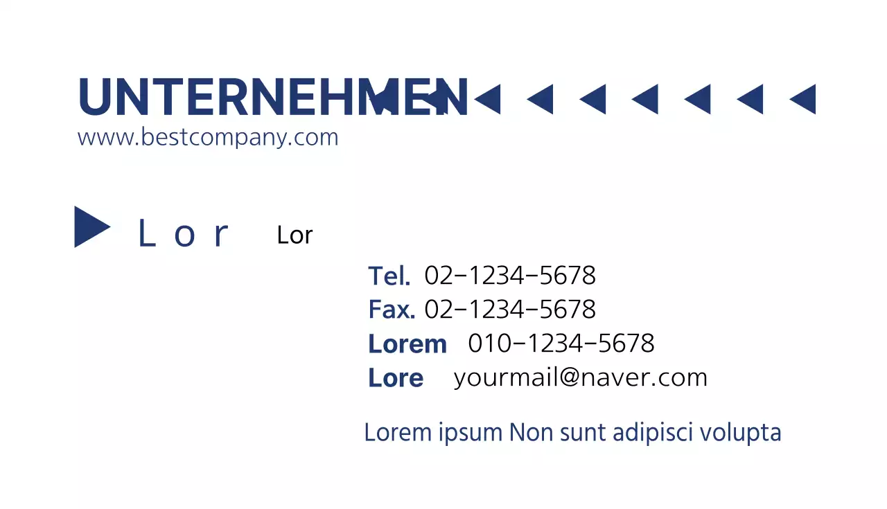 Visitenkarten für Unternehmen