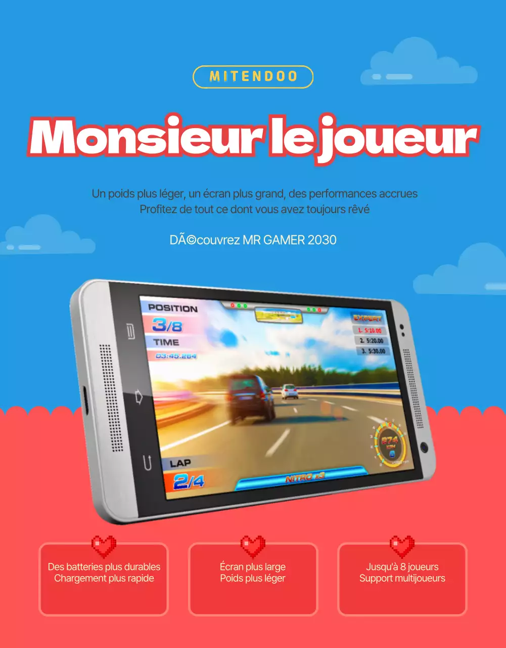 Page détaillée sur les appareils de jeu