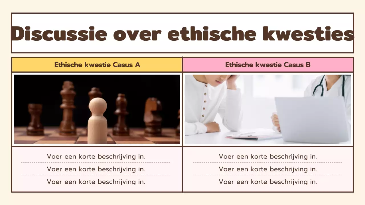 Leuke levens- en ethieklessen in bruin en pastel