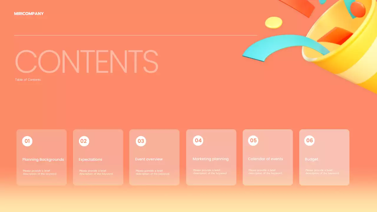 Orange Modern Event Proposal Presentation