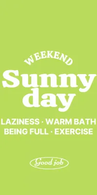 Personalized merchandise with cute green and white text