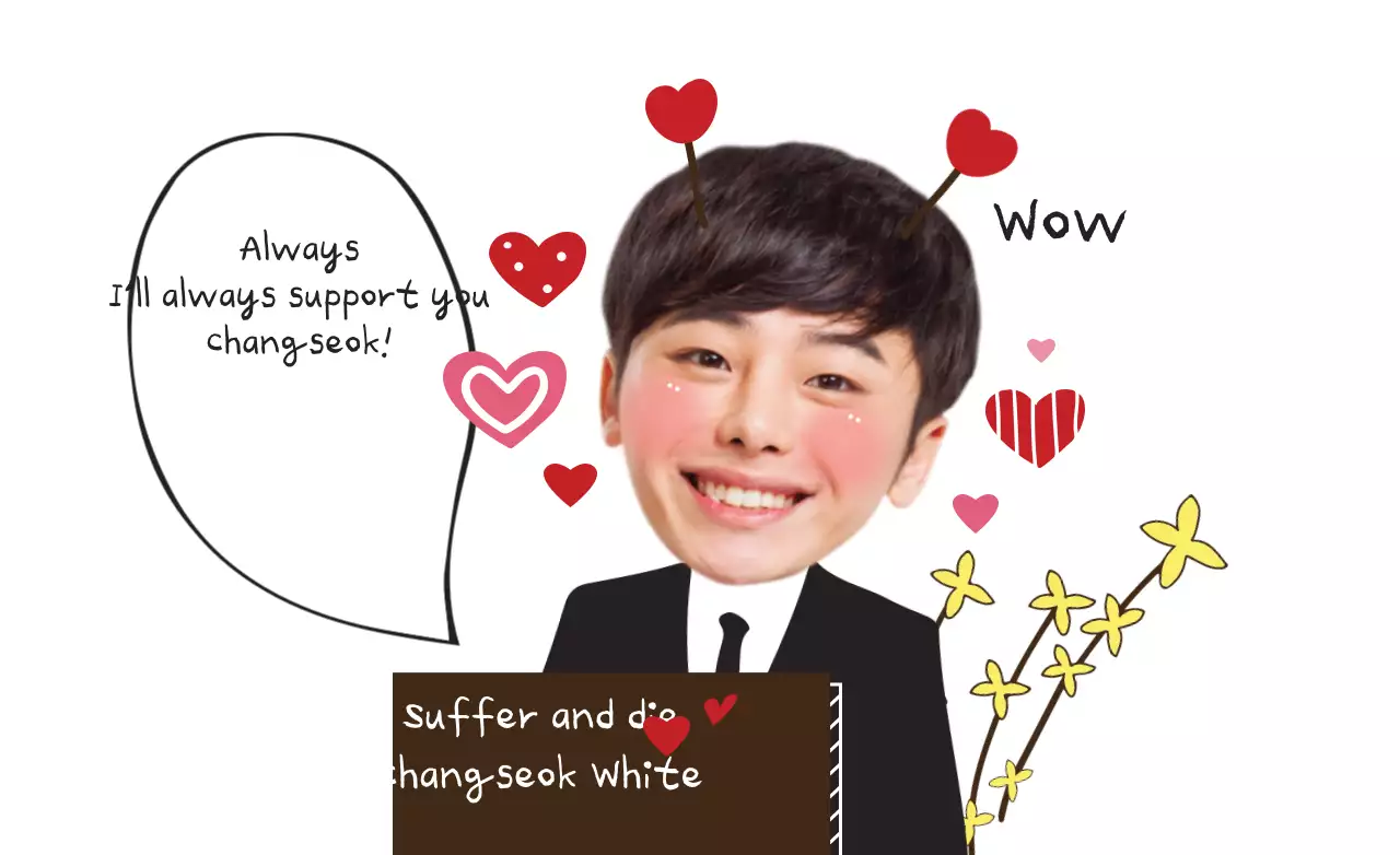 Red Comic Love Card Banner