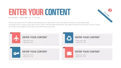 Red Minimal Content Layout Infographic