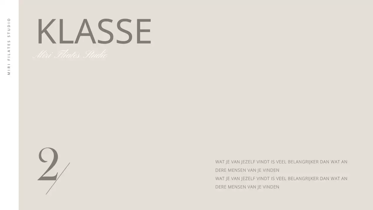 Een moderne introductie tot Pilates in beige en bruin