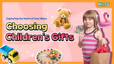 Orange Trendy Children's Gifts Guide YouTube Thumbnail