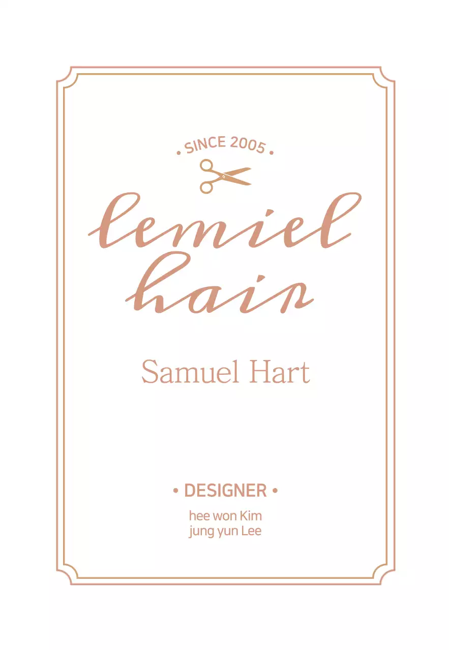 White Luxurious Hair Salon Sign