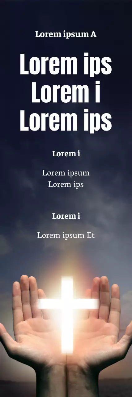 Iglesia renacimiento_bandera tridimensional