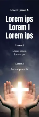 Iglesia renacimiento_bandera tridimensional