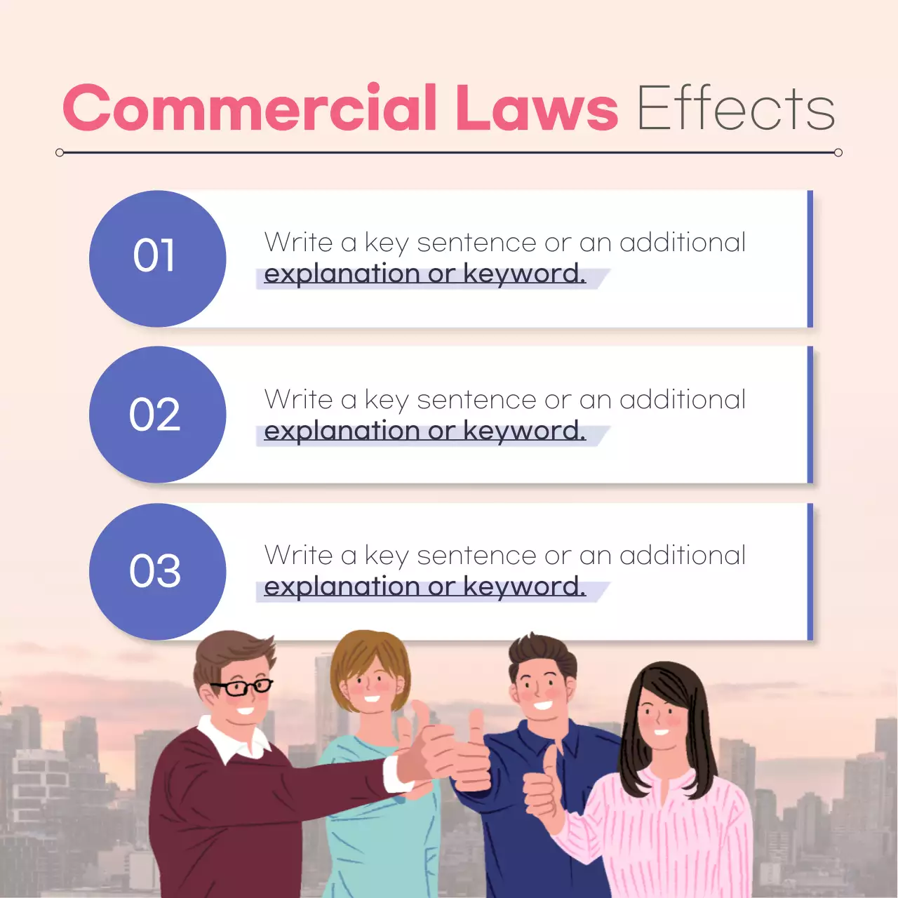 Pink Modern Commercial Laws Guide Instagram Carousel
