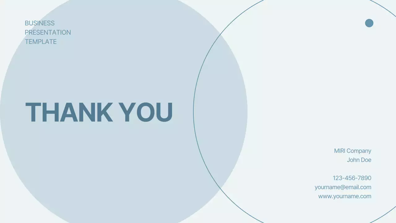 하늘색의 심플한 비즈니스 회사소개서