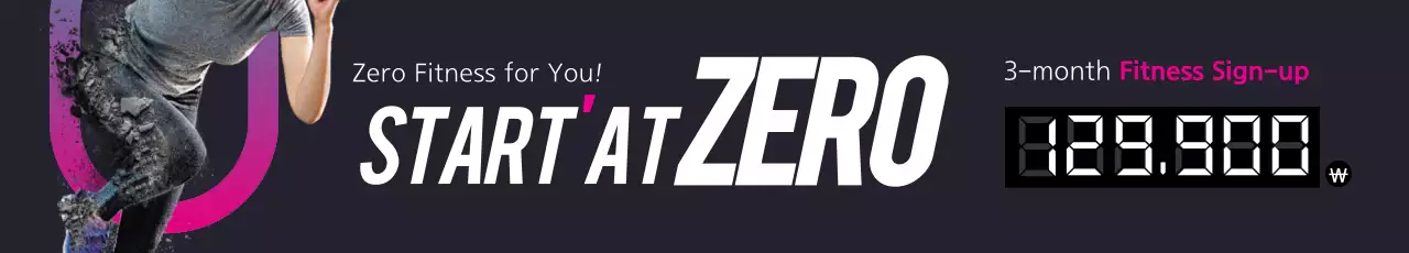 Banner de promoção de fitness moderno preto