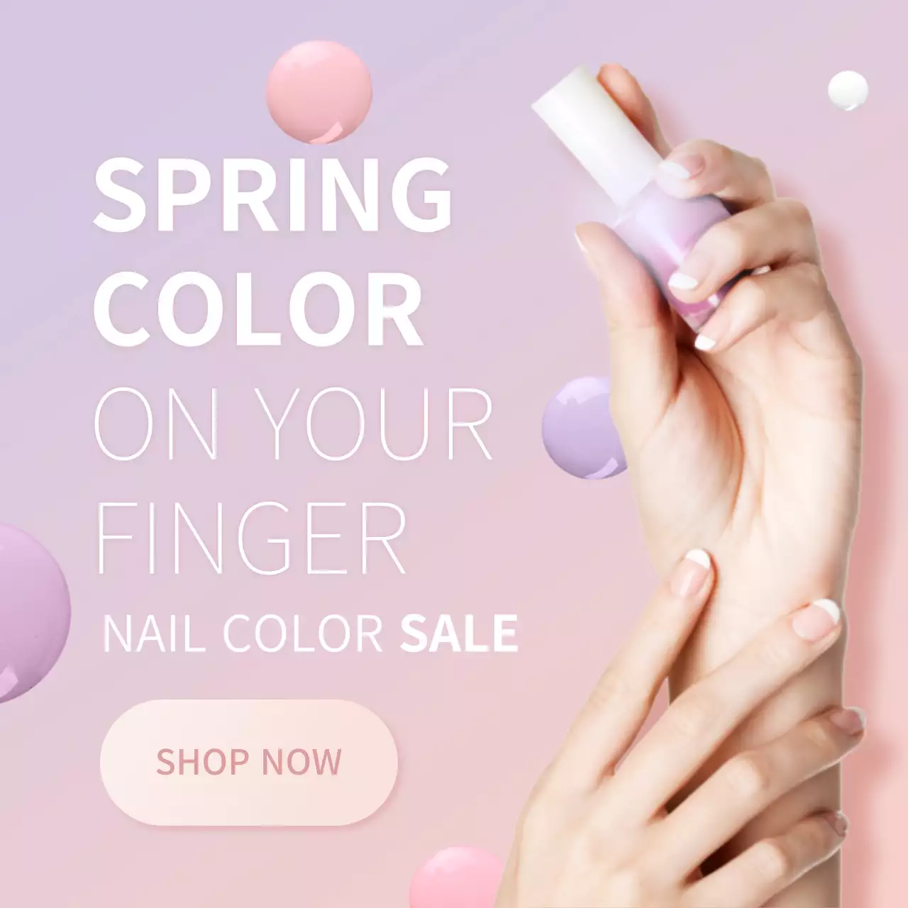 Pink Modern Makeup Promotion Instagram Post