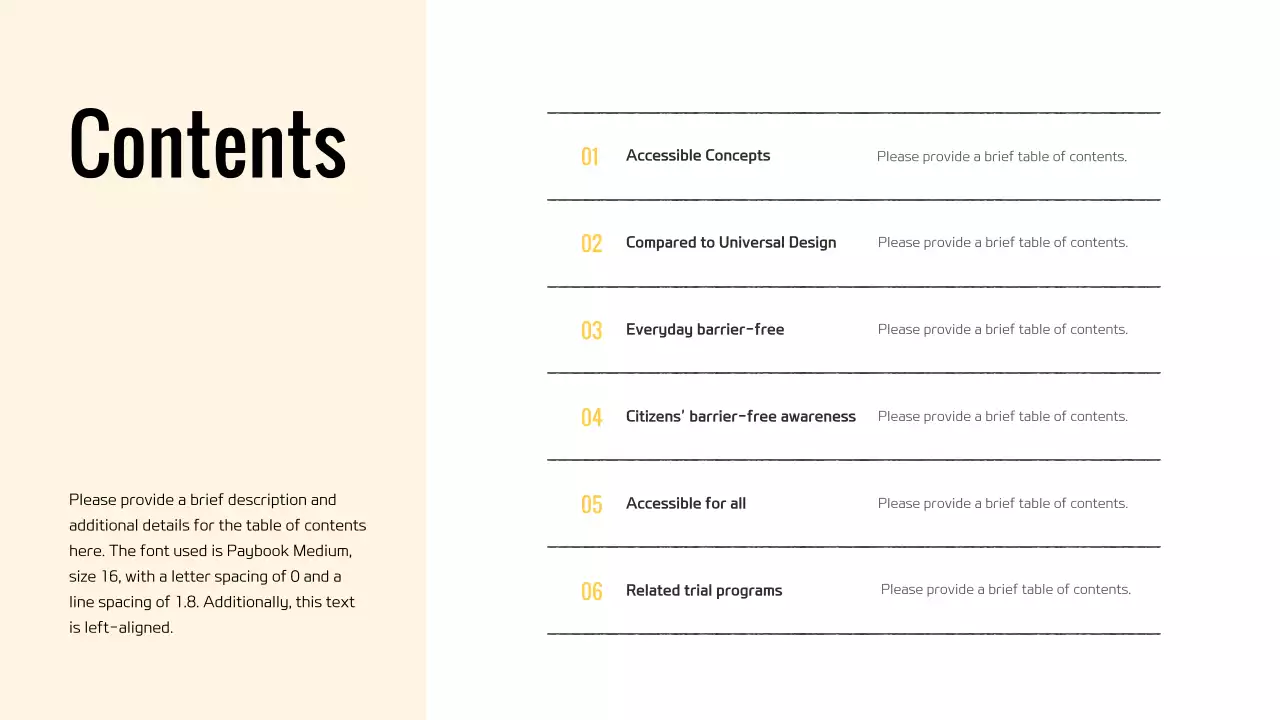 Beige Modern Accessibility Guide Presentation