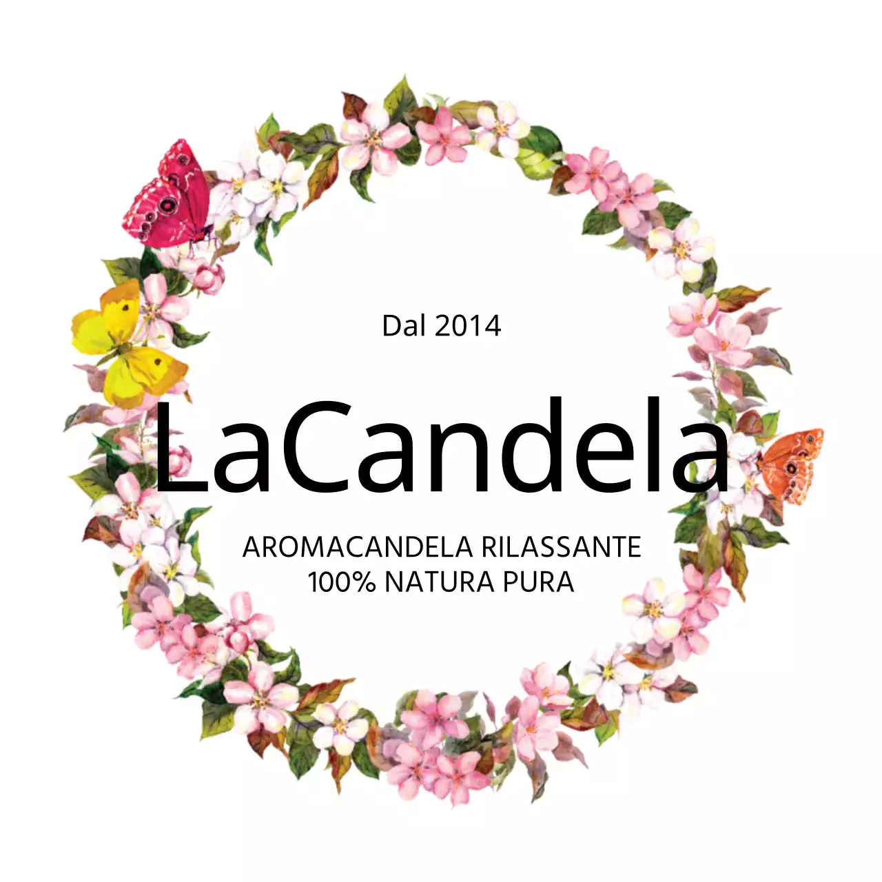 Candela a forma di fiore