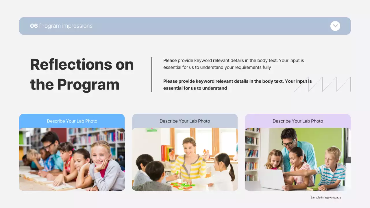 Blue Modern Internship Report Presentation