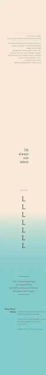 Label mille-feuille gradien biru gading