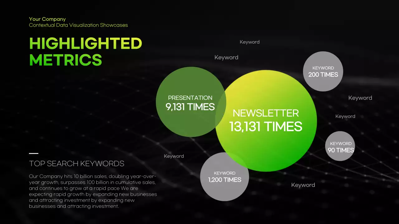 Black Modern Data Report Presentation