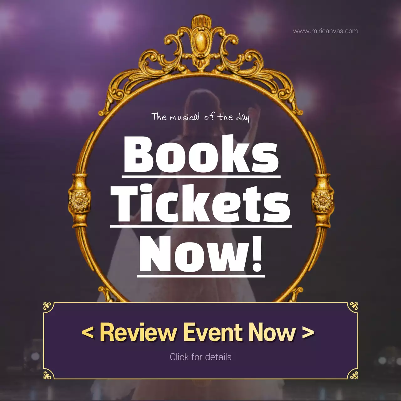 Purple Elegant Musical Promotion Instagram Carousel