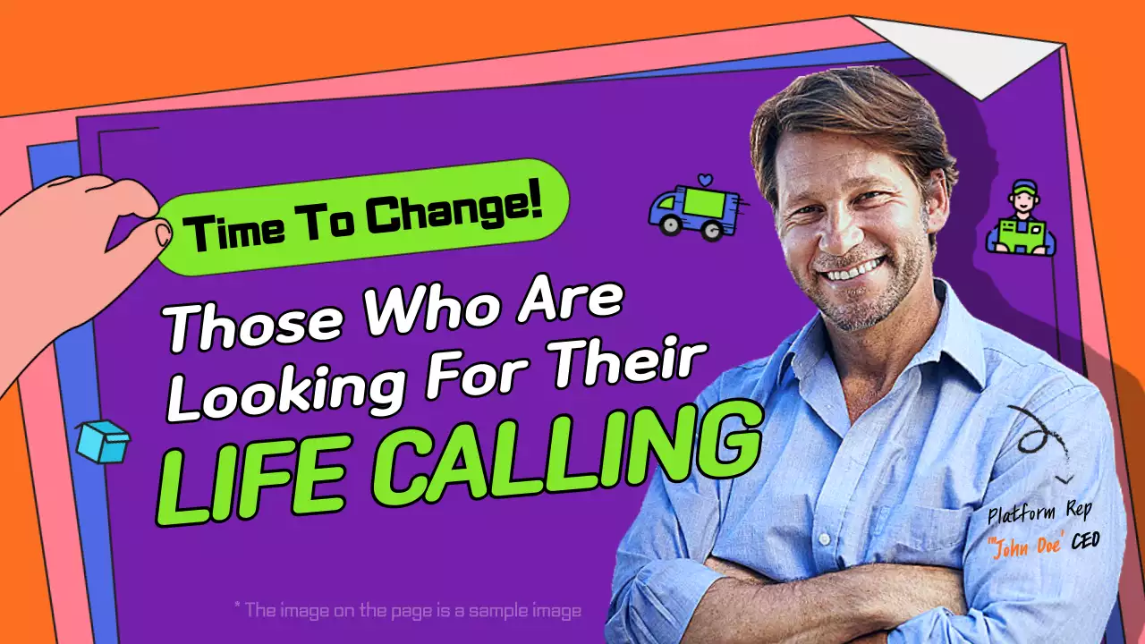 Orange Trendy Career Promotion YouTube Thumbnail