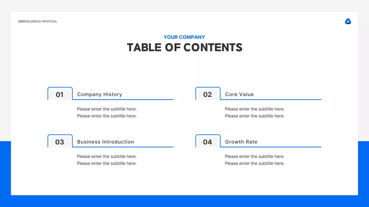 Blue Professional Business Presentation