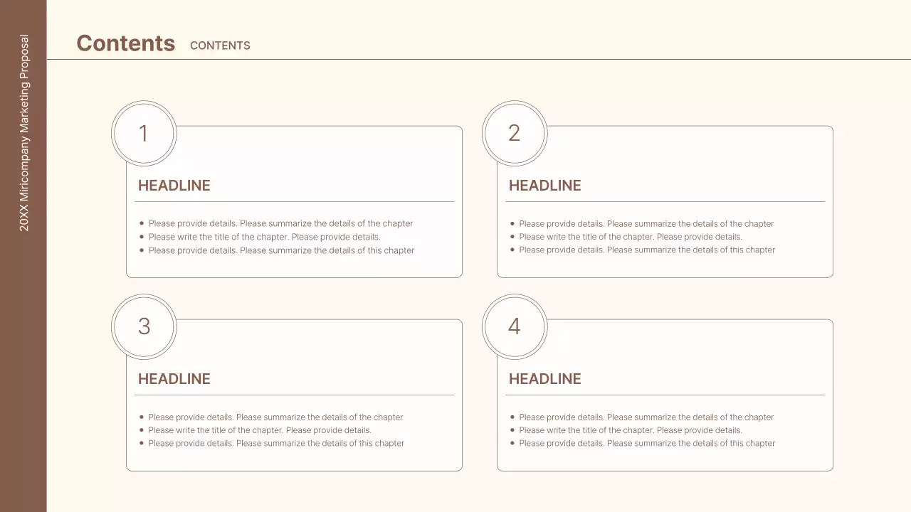 Brown Minimal Marketing Proposal Presentation