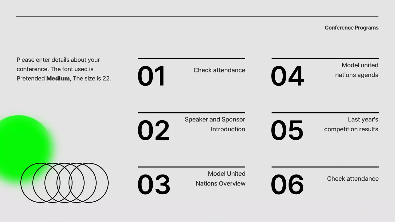 Green Modern University Schedule Presentation