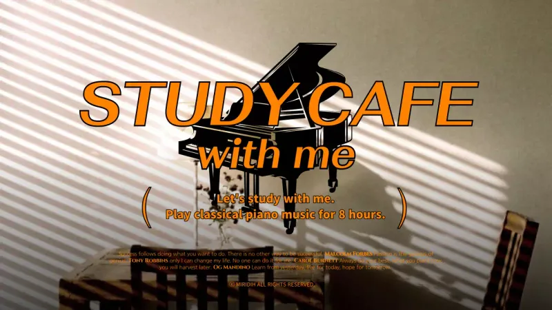 Orange Modern Study Promotion YouTube Thumbnail