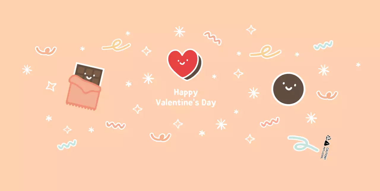 Pink Valentine Cute Chocolate Paper Cups