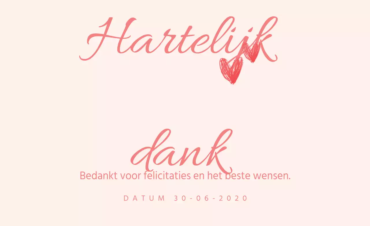 Hartelijk dank