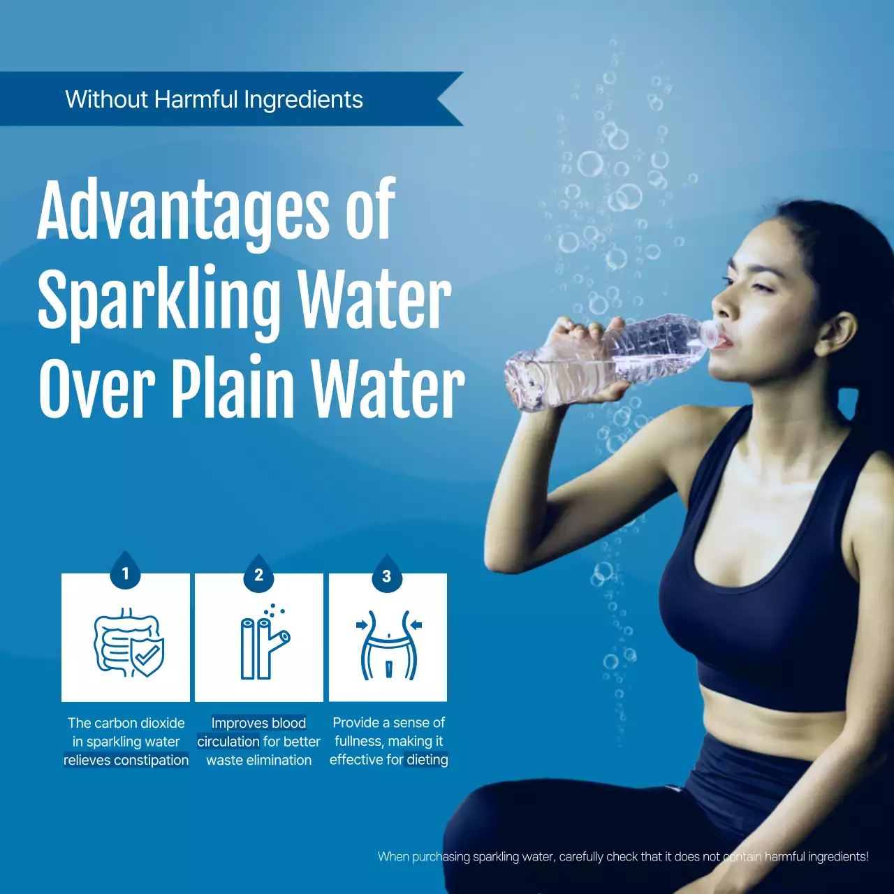 Blue Modern Health Promotion Instagram Post