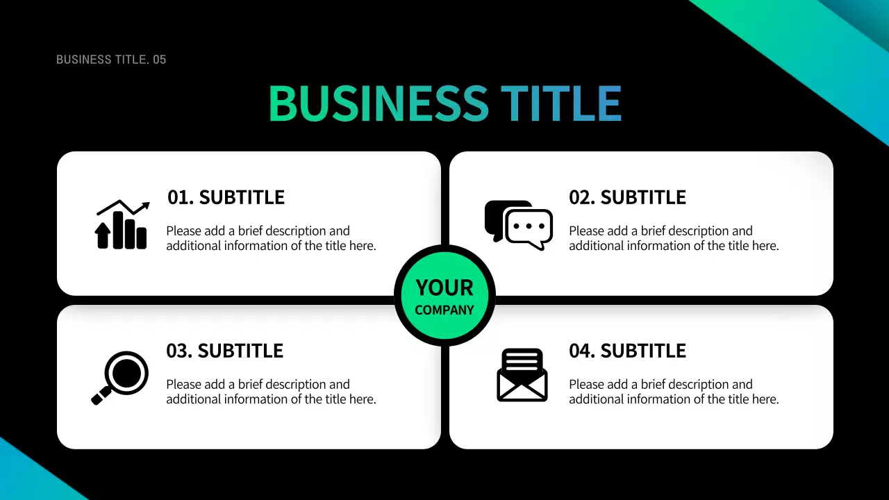 Black Modern Business Presentation