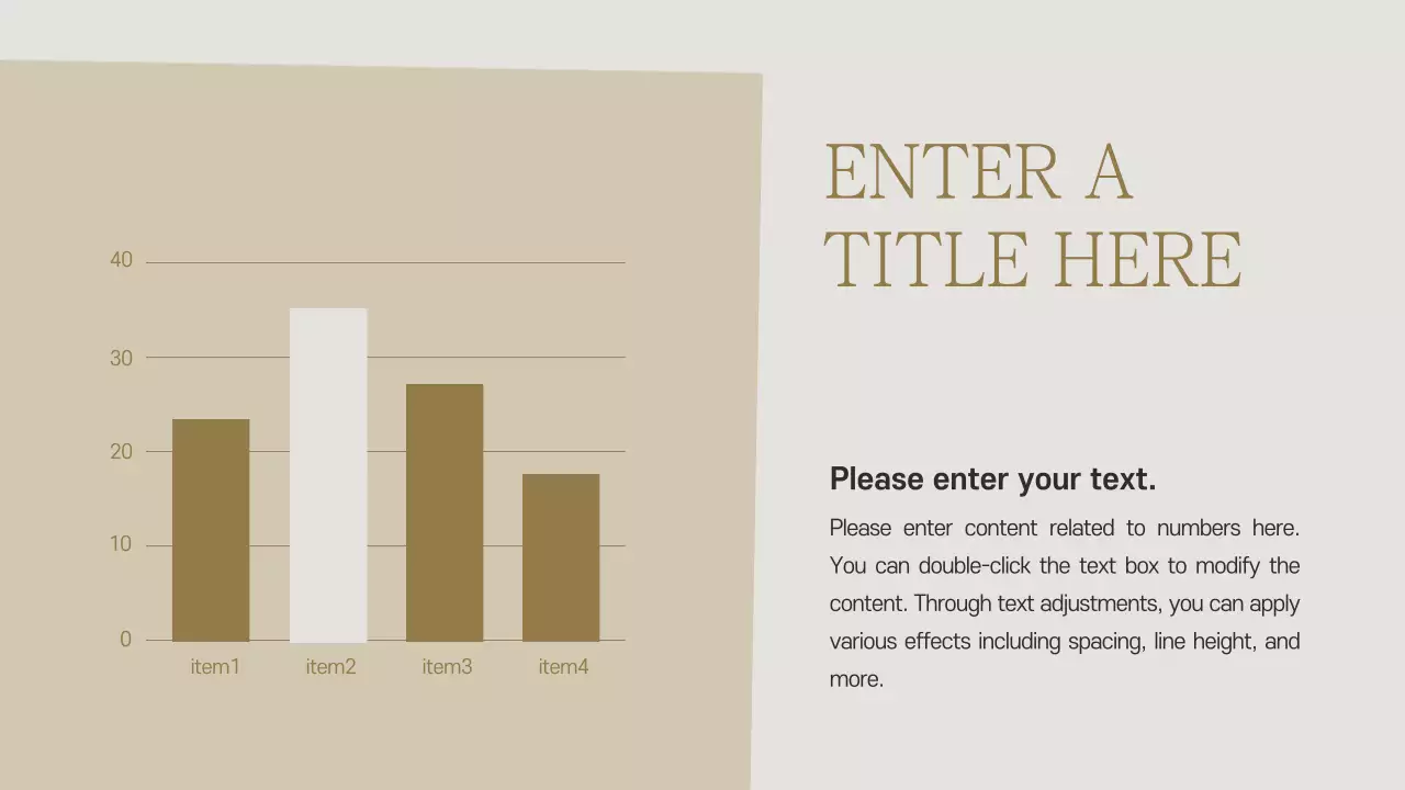Beige Minimal Analytics Report Infographic