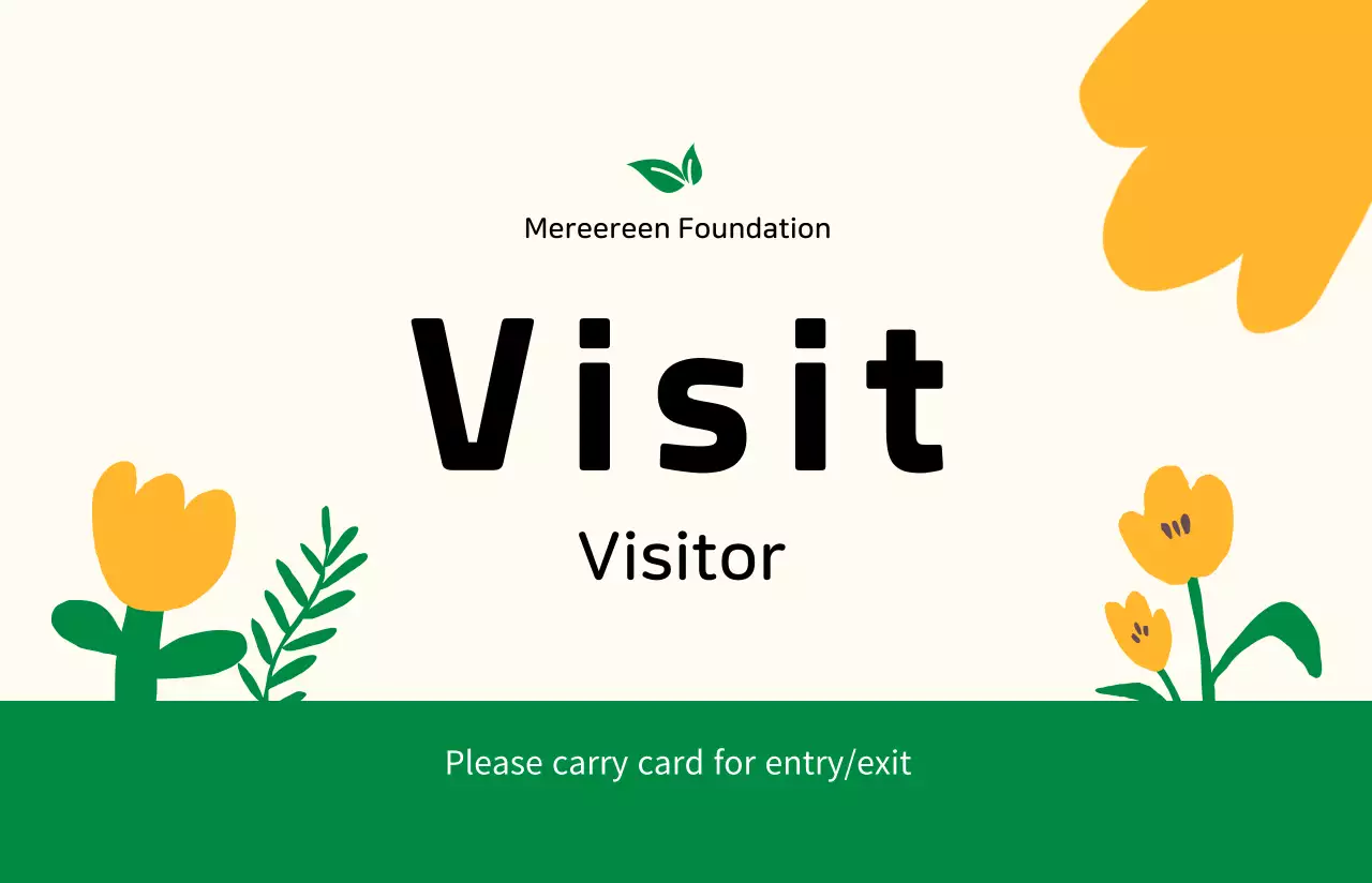 Thẻ thăm có hình minh họa ấm áp